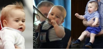 表情王Prince George超cute瞬間
