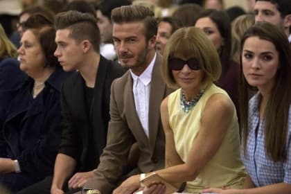 David Beckham駕臨front row！<br>紐約時裝週二三事