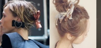 手殘女也可輕鬆駕馭！</br>絲帶頭飾的7種簡易變法