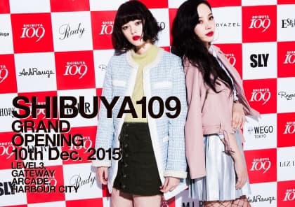 東京直送！<br>SHIBUYA109強勢襲港