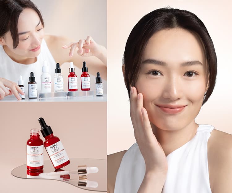 敏感肌就不能抗皺及瘦面?了解新加坡醫藥護膚品牌DERMA LAB精華疊層護膚哲學 連氣質女神蔡思韵都大讚撫紋有感!