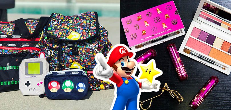 Super Mario踩過界！孖寶兄弟推出多款化妝品，粉絲又要大出血啦！