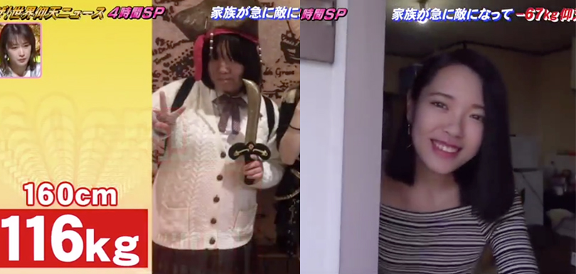 日本18歲女生狂減148磅 必看勵志減肥法！