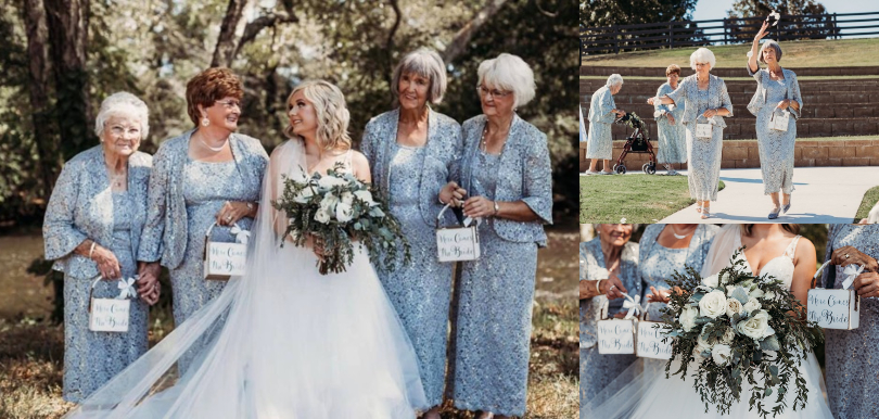 最溫馨感動的婚禮！祖母們組成「銀髮族花女團」為孫女灑花瓣
