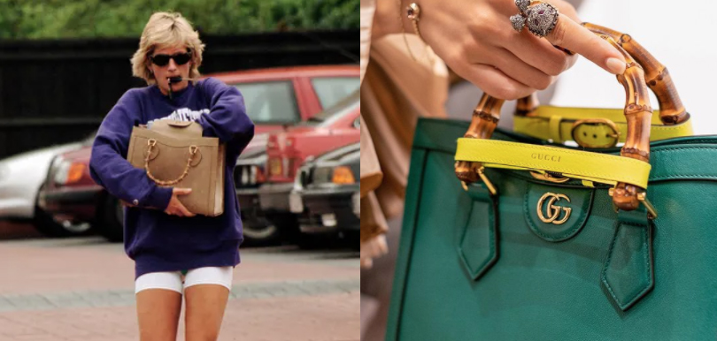 2021 Gucci Diana「竹節袋」全新復刻版！新增免費刻名熒光飾帶 打造個人專屬時尚手袋