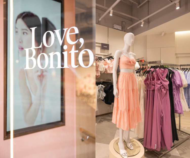 Love, Bonito首間旗艦店進駐中環！超過2000呎打卡新店+嶄新試身室電子輪候系統！
