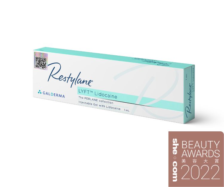【Beauty Awards 2022】最值得信賴塑顏醫美產品：Restylane LYFT™高G'值*透明質酸¹ 抗變形能力高成就超強而精準的塑形效果！
