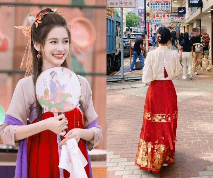 內地女穿鮮紅漢服遊港大呻無同好 質疑香港「文化輸出不夠」 港人反駁：大熱天時點著
